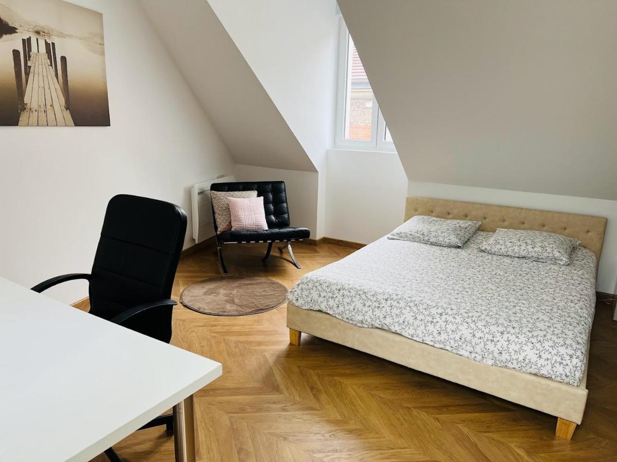 Elegant T4 Centre Reims/Parking Prive Apartment Luaran gambar